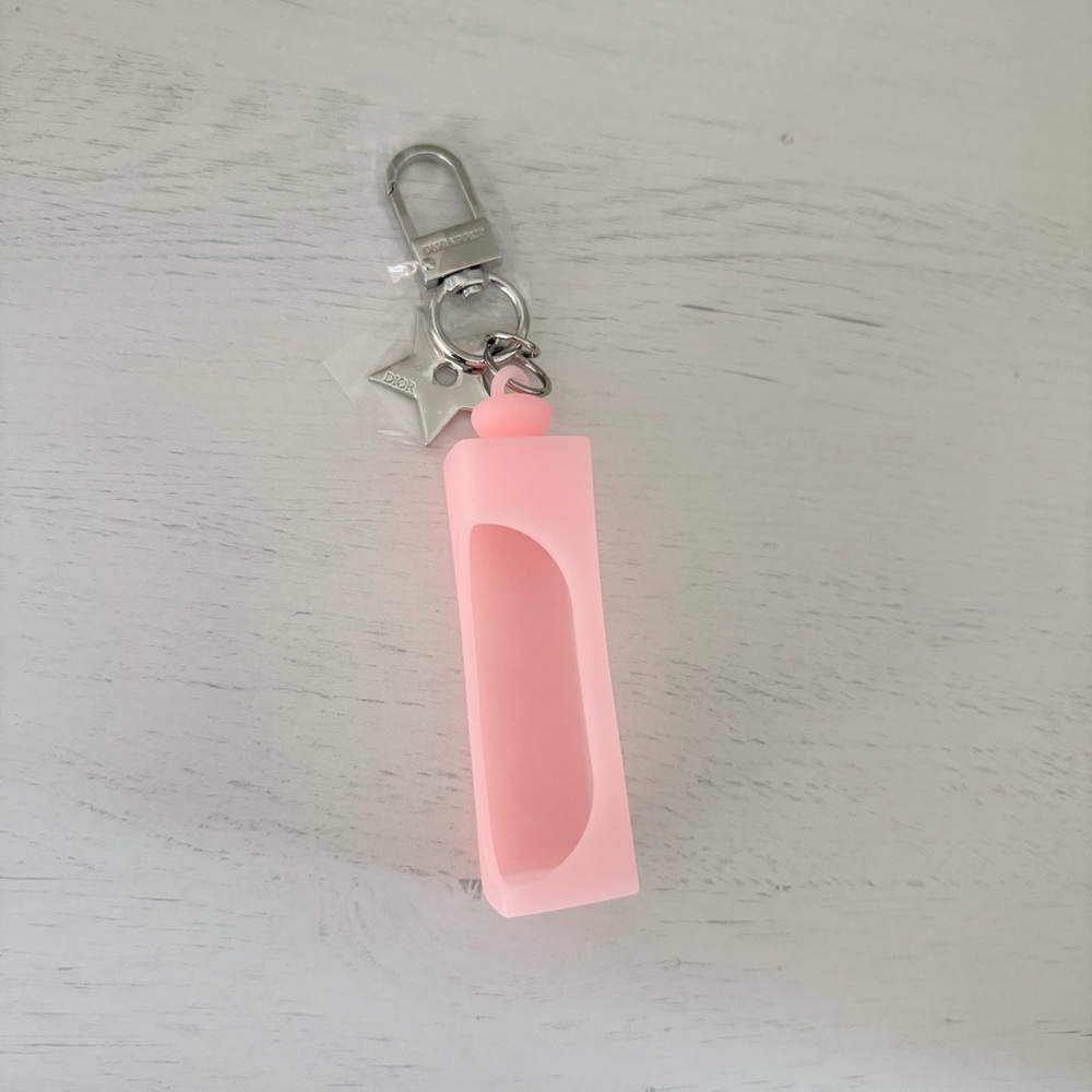 Dior Beauty Lip Glow Oil Bag Charm Keychain - Picture 5 of 10
